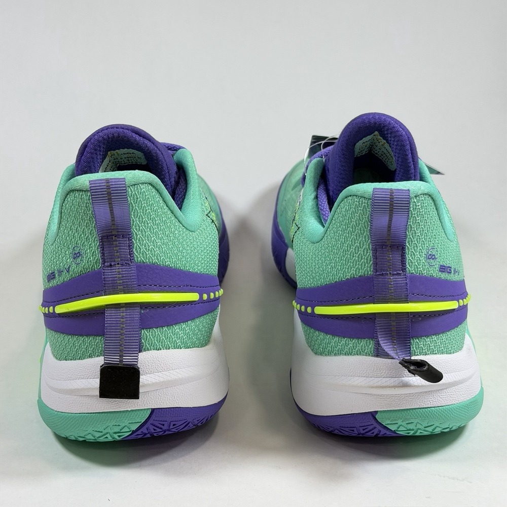 361 Degrees Big 3 V Size-US 11.5 Mens Quick Ignite C 2421-9111 Green Purple - Picture 5 of 8